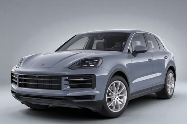 Porsche Cayenne Coupe Arctic Grey Color Image